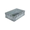 Bac palettisable polypropyl&egrave;ne gris 600 mm 1 pi&egrave;ce(s) 400 mm 170 mm ferm&eacute;es pleine 34 litre(s) bac palettisable poign&eacute;es ferm&eacute;es 34 l - gris - novap