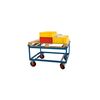 FIMM Rouleur industrie acier 2 niveaux charges lourdes rouleur charges lourdes 500 kg haut 500 kg 1 pi&egrave;ce(s) 1000 mm acier 1200 mm ch&acirc;ssis mobile caoutchou