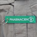 Porte cl&eacute; Clj Charles Le Jeune Porte-cl&eacute;s Pharmacien - Pharmacie - Sant&eacute; Vert