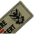 Cadeaux sur Grenoble : Porte cl&eacute; Clj Charles Le Jeune Porte-cl&eacute;s Arm&eacute;e de Terre - Forces du D&eacute;sert Marron