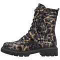 Bottes femme sur Grenoble : Bottines Remonte d1w72-03 noir combin&eacute; Multicolore