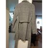 Manteau C&A Caban trench &eacute;pais motif pied de poule Gris