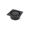Siphon de cour 1 pi&egrave;ce(s) siphon cour 20x20 sortie 80/90 gris fonc&eacute; - nicoll
