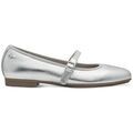 Chaussures d&eacute;contract&eacute;es femme sur Grenoble : Ballerines Tamaris BAILARINAS 82107 CUIR ARGENT Argent&eacute;
