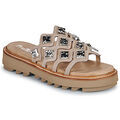 Mules femme sur Grenoble : Mules Fru.it 9170-100-HELGA-TAUPE-WATER-TAUPE