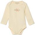 Sous-v&ecirc;tements Filles sur Grenoble : Bodys Calvin Klein Jeans IN0IN00033 Beige