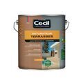 CECIL PROFESSIONNEL Saturateur terrasses sx735 boiseries brosse/rouleau teck acrylique soign&eacute; 24 heure(s) eau 1 10 m�/l 4 heure(s) supports anciens ou tach&eacute;s, ou humides