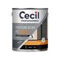 Peintures sur Annecy : CECIL PROFESSIONNEL Peinture bois peb60 supports neufs ou sains boiseries 48 heure(s) white spirit acrylique soign&eacute; brosse/rouleau, pistolet sans air 24 heure(s) 12 m�/l