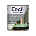 Peintures sur Annecy : CECIL PROFESSIONNEL Peinture bois peb45 - formule biosourc&eacute;e boiseries acrylique soign&eacute; brosse/rouleau, pistolet sans air eau blanc 24 heure(s) 12 m�/l supports anciens o