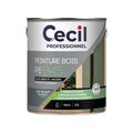 Peintures sur Annecy : CECIL PROFESSIONNEL Peinture bois peb45 - formule biosourc&eacute;e boiseries acrylique soign&eacute; brosse/rouleau, pistolet sans air eau 24 heure(s) 12 m�/l supports anciens ou tach