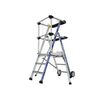 TUBESCA-COMABI Plate-forme sherpamatic - garde-corps lisses 3 1 pi&egrave;ce(s) 2.7 m plate-forme sherpamatic 3 marches garde-corps lisses 20.4 kg roulante 150 kg 0.7 m -