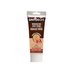 SINTO Enduit de rebouchage bois gros trous & fissures - bois clair autre manuelle oui bois et d&eacute;riv&eacute;s non 1 tube(s) de 330 gramme(s) int&eacute;rieur et ext&eacute;rieur