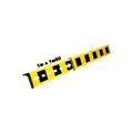 Barri&egrave;re t&eacute;lescopique motif type k2 barri&egrave;re t&eacute;lescopique 1 m &agrave; 1.80 m jaune/noir type k2 1 pi&egrave;ce(s) jaune, noir pvc 0.15 m 1.80 m - novap
