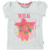T-shirt enfant Name it T-shirt B&eacute;b&eacute; Fille Ibalia Bright Blanc Coton organic Blanc