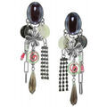 Boucles oreilles Franck Herval Boucles d 'oreilles clips Argent&eacute;