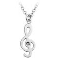 Collier Sc Crystal BD2082-ARGENT-DIAMANT Argent&eacute; Grenoble