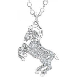 Collier Sc Crystal B2425-BELIER Argent&eacute;