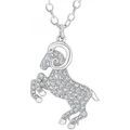 Collier Sc Crystal B2425-BELIER Argent&eacute;