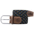 Ceintures sur Grenoble : Ceinture Billybelt Ceinture Homme tress&eacute;e La Osaka Noir/bleu/Jaune Noir