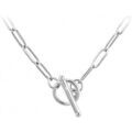 Collier Sc Crystal B3143-ARGENT Argent&eacute;