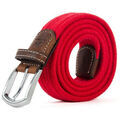 Ceintures sur Grenoble : Ceinture Billybelt Ceinture Homme tress&eacute;e &eacute;lastique La Club Piment Rouge