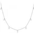 Collier Sc Crystal B4171-ARGENT Argent&eacute;