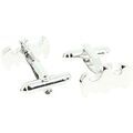 Boutons de manchette sur Grenoble : Boutons de manchettes Tony & Paul Boutons de manchette chauve souris Gris argent M&eacute;tal Gris