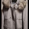 Manteaux sur Grenoble : Manteau Christine Laure Manteau 3/4 en laine gris