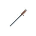 Visserie & Boulonnerie sur Annecy : SCELL IT Rivet t&ecirc;te plate - cuivre/acier rivet standard t&ecirc;te plate cuivre/acier 3 x 6 3 mm 6 mm plate din 7337 standard 1 bo&icirc;te(s) de 500 pi&egrave;ce(s) 1-3 mm - 500