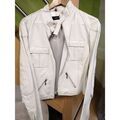 Vestes sur Grenoble : Veste Oakwood VESTE CUIR BLANC OAKWOOD