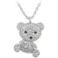 Collier Sc Crystal B4335-ARGENT Argent&eacute;