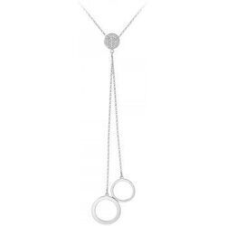 Collier Sc Crystal B4231-ARGENT Argent&eacute;