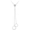 Collier Sc Crystal B4231-ARGENT Argent&eacute;