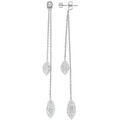 Boucles oreilles Sc Crystal B3114-ARGENT Argent&eacute; Grenoble