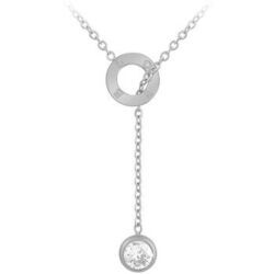 Collier Sc Crystal B3001-ARGENT Argent&eacute;