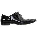 Baskets homme sur Grenoble : Baskets Prada Chaussures &agrave; lacets en cuir verni noires Noir