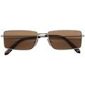 Lunettes sur Grenoble : Lunettes de soleil Retrosuperfuture BM5 Lunettes de soleil, Gris/Marron, 55 mm