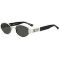 Lunettes sur Grenoble : Lunettes de soleil Dsquared D2 0155/S Lunettes de soleil, Palladium/Gris, 53 mm