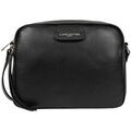 Sac Bandouliere LANCASTER Sac porte travers en cuir Ref 54389 noir 24*17*7