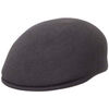Casquette Chapeau-Tendance Casquette bomb&eacute;e 100% laine T54 Gris