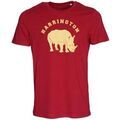 T-shirt Harrington T-shirt rouge "Rhino" en coton bio