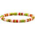 Bracelets sur Grenoble : Bracelets Sixtystones Bracelet Perles Heishi Jaspe Gris Vert -enfant-12cm