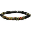 Bracelets sur Grenoble : Bracelets Sixtystones Bracelet Perles Heishi Unakite Agate -XS-14cm