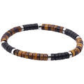 Bracelets Sixtystones Bracelet Pierres Heishi ?il Tigre -XS-14cm Multicolore Grenoble