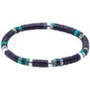 Bracelets Sixtystones Bracelet Perles Heishi Agate Noire -XS-14cm