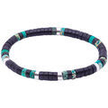 Bracelets Sixtystones Bracelet Perles Heishi Agate Noire -XS-14cm Grenoble
