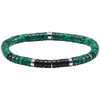 Bracelets Sixtystones Bracelet Perles Heishi Agate Noire -XS-14cm
