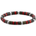 Bracelets Sixtystones Bracelet Perles Heishi spe Rouge -Small-16cm Grenoble