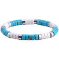 Bracelets Sixtystones Bracelet Perles Heishi Turquoise Bleu -enfant-12cm