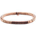 Bracelets Sixtystones Bracelet Heishi M&eacute;tal S&eacute;rie Acier Rose -XS-14cm Grenoble